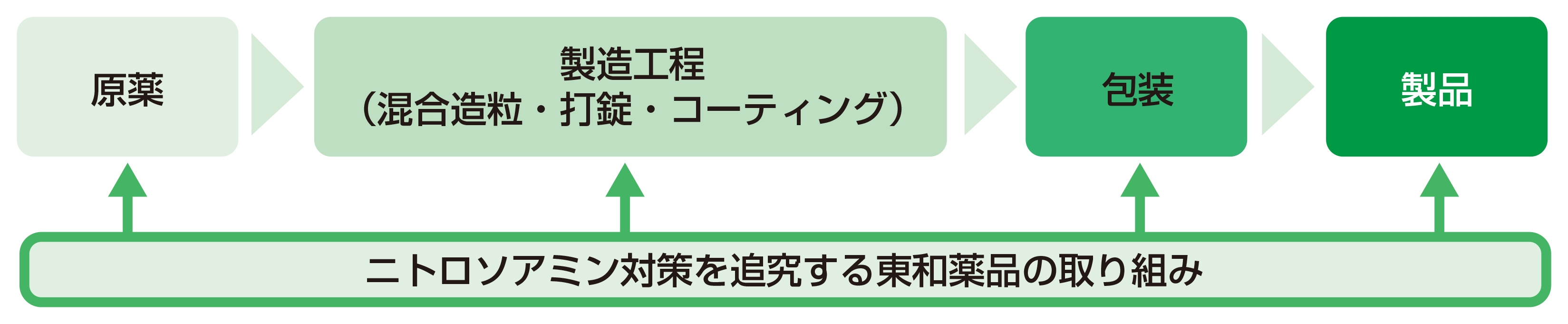 ニトロソアミン対策を追求する東和薬品の取り組み