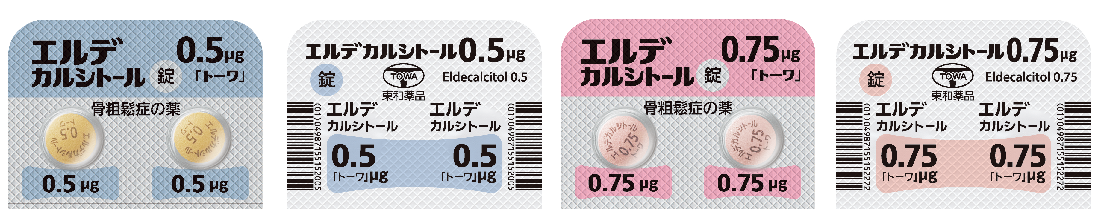 エルデカルシトール錠「トーワ」のPTPデザインの取り組み