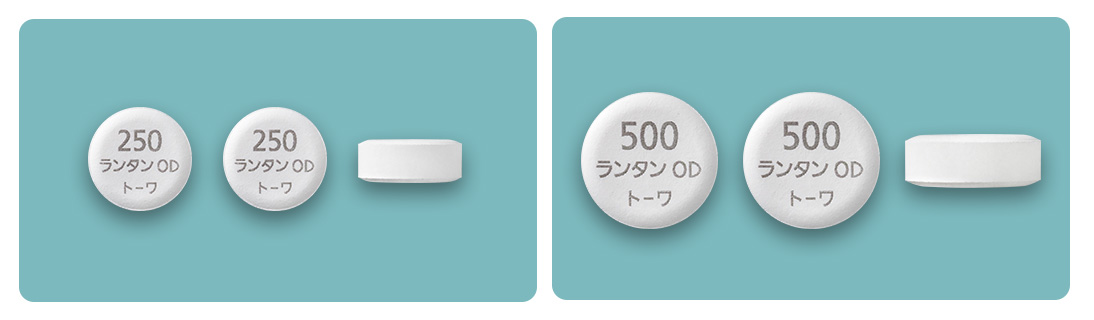 炭酸ランタンOD錠「トーワ」の錠剤