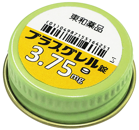 プラスグレル錠3.75mg「トーワ」バラボトルキャップ